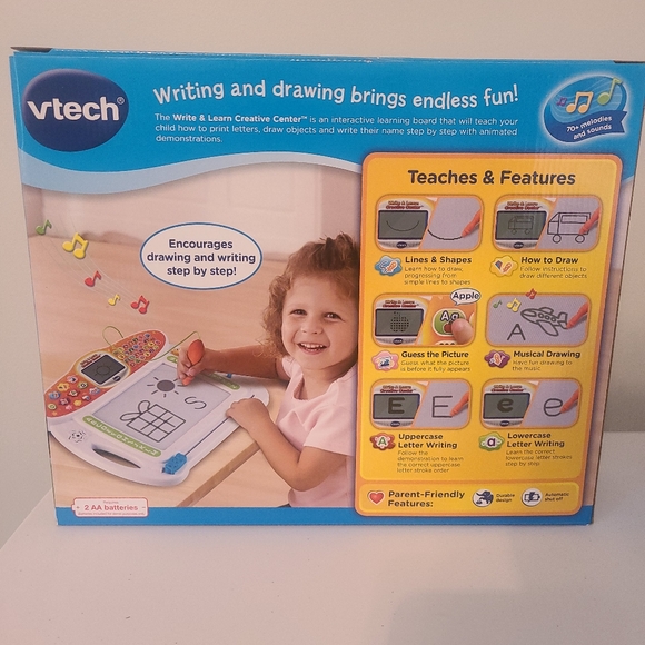 VTech Drawing Board Kids Child Write Creative Activity Learning Writing Toy New - Picture 8 of 12